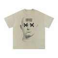 "NWO"  Snow Washed Oversized Cotton T-Shirt
