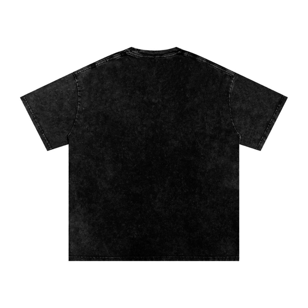 "Draco Love" Snow Washed Oversized Cotton T-Shirt
